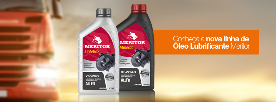 Meritor lança nova linha de lubrificantes